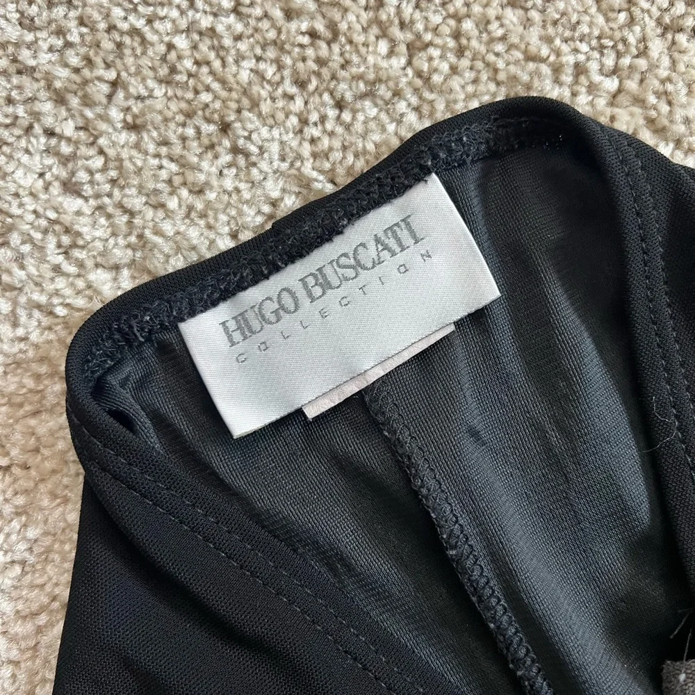 Vintage Hugo Buscati Black Halter Backless Dress - Picture 5 of 6